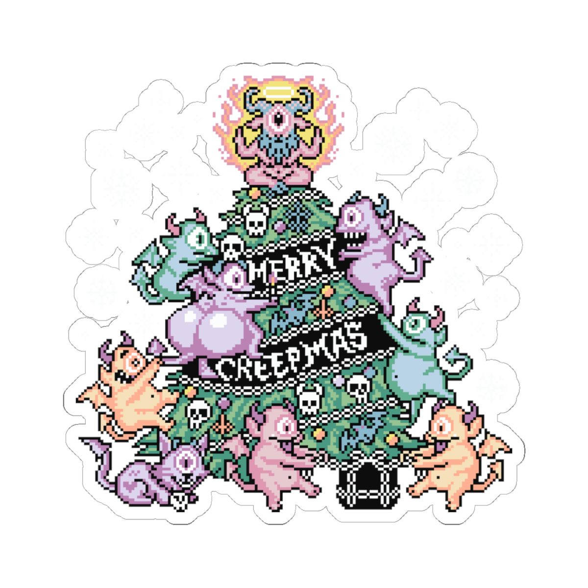 Merry Creepmas Kiss-Cut Sticker - Image 22