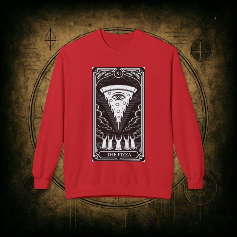 The Pizza Tarot Unisex Sweatshirt - Image 4