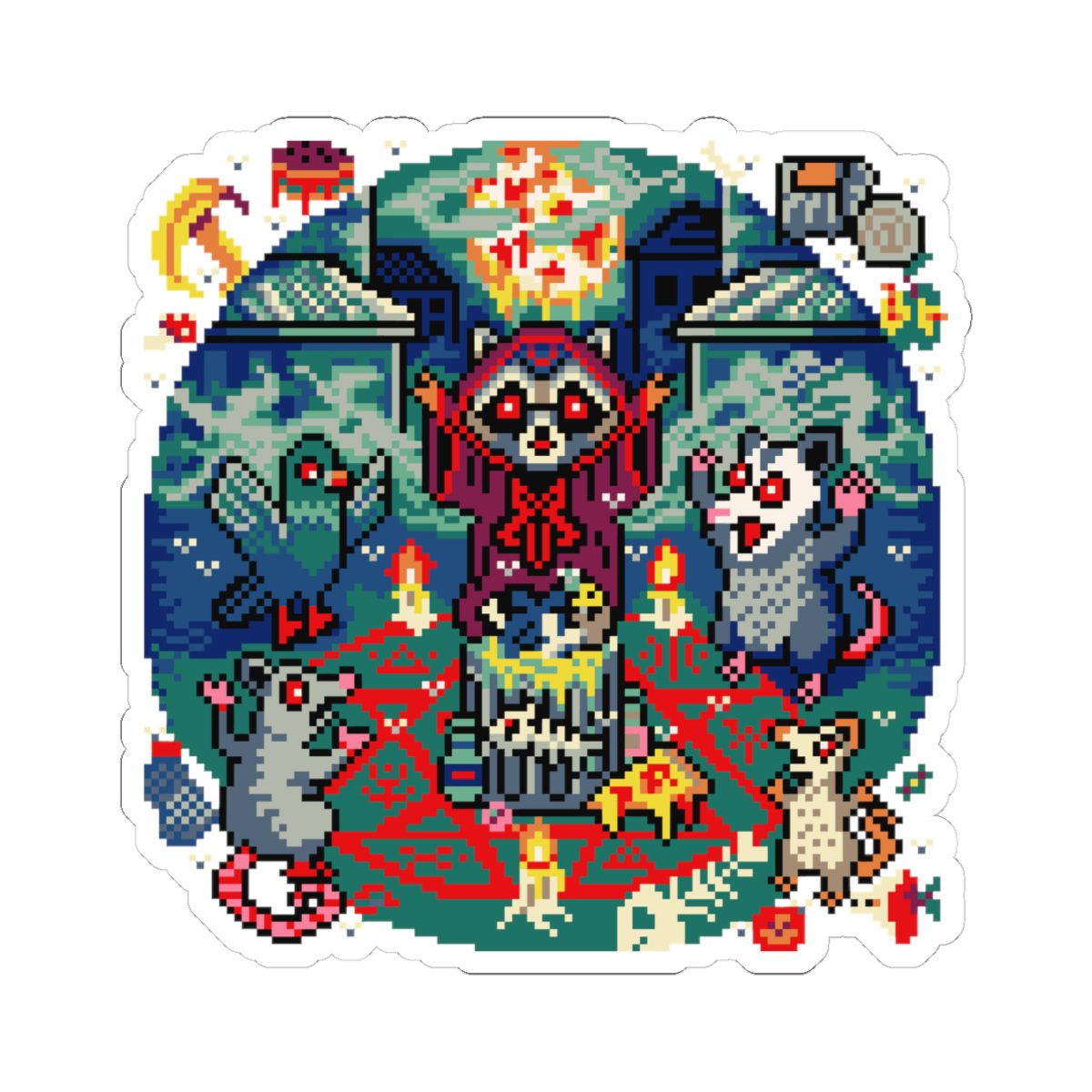 Trash Summoners Kiss-Cut Sticker