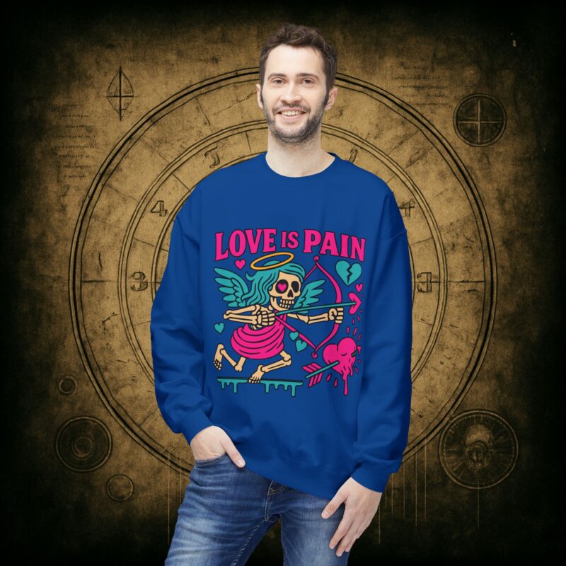Cupid: Love Is Pain – Unisex Sweatshirt - Image 33