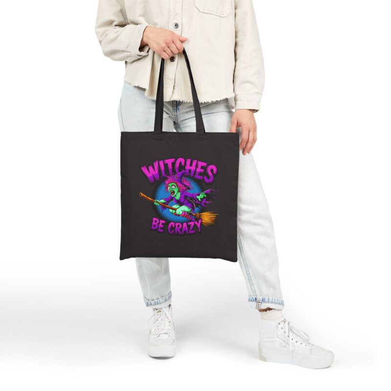 Witches Be Crazy Tote Bag - Image 4