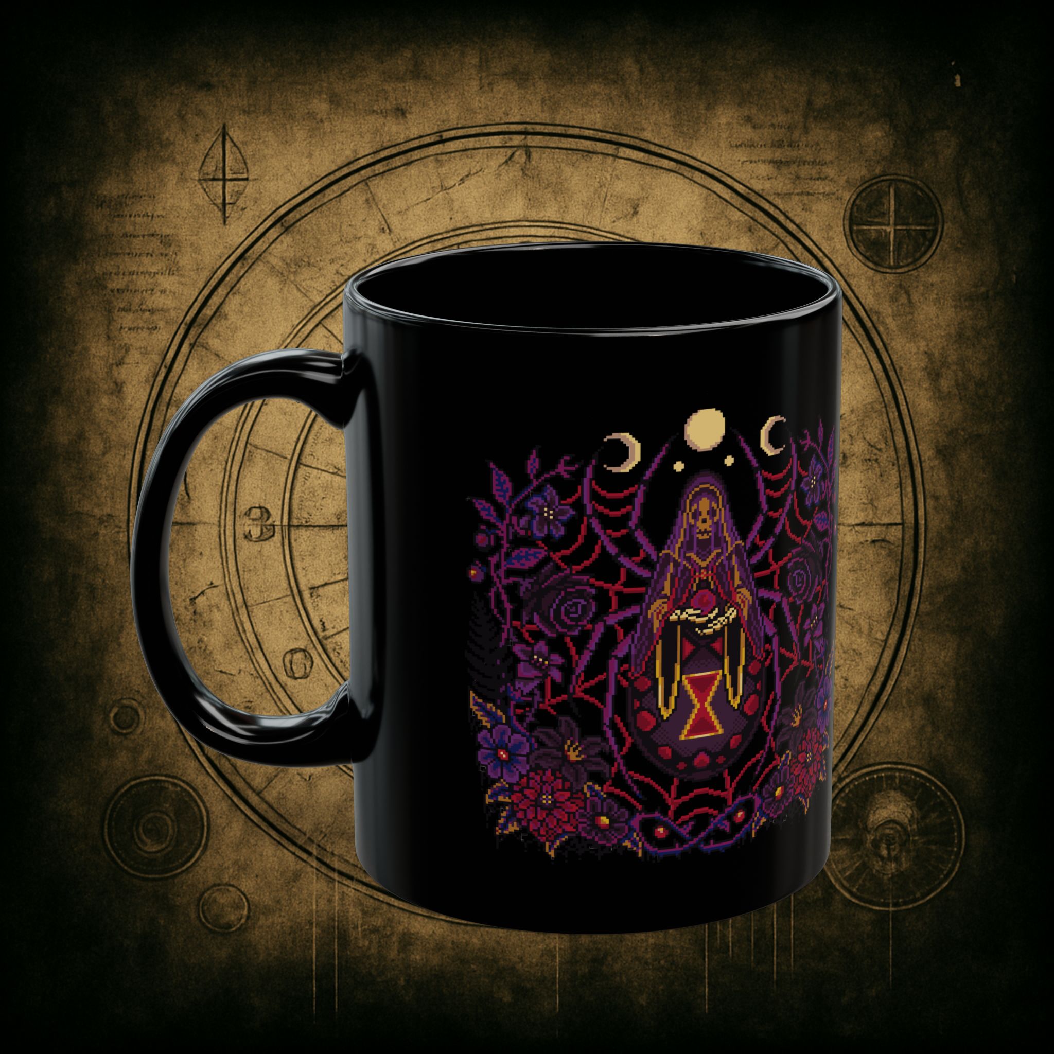 Black Widow Dusk Ceramic Mug - Image 3