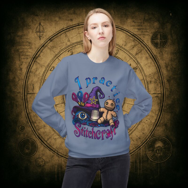 I Practice Stitchcraft Unisex Sweatshirt - Image 26