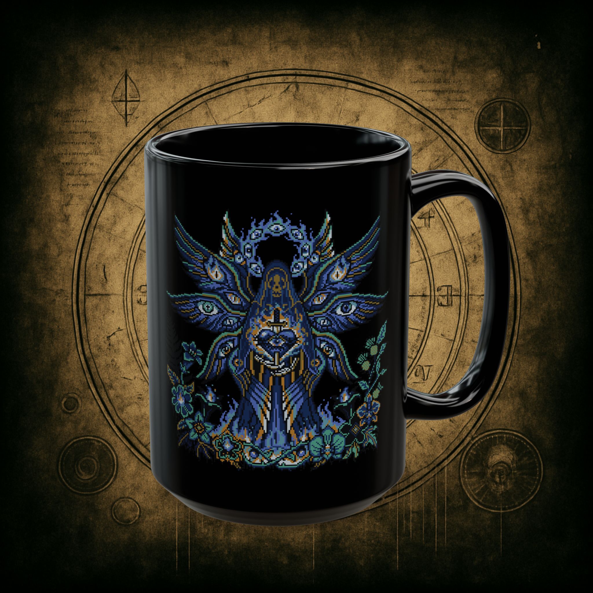 Fallen Seraphim Night Ceramic Mug - Image 9