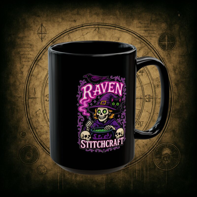 Raven Stitch Craft Brewing Ceramic Mug - Image 9