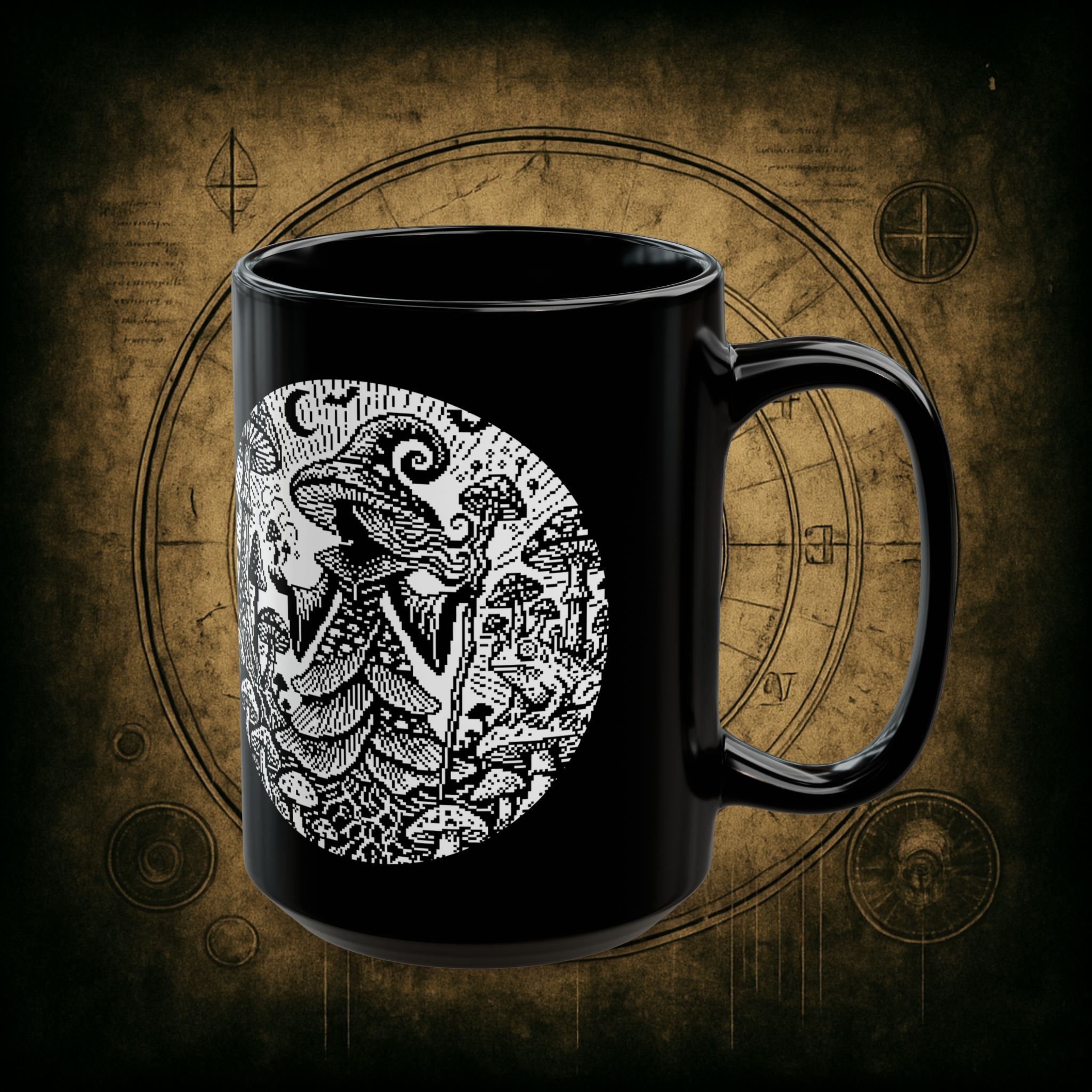 Mycelium Witch Ceramic Mug - Image 7