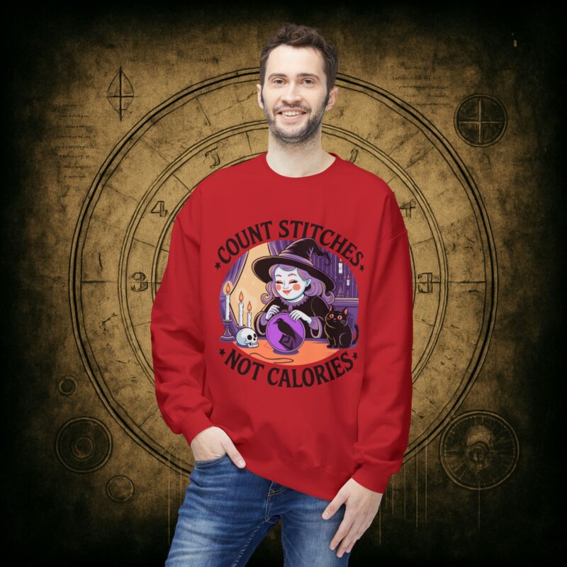 Count Stitches Unisex Sweatshirt - Image 6