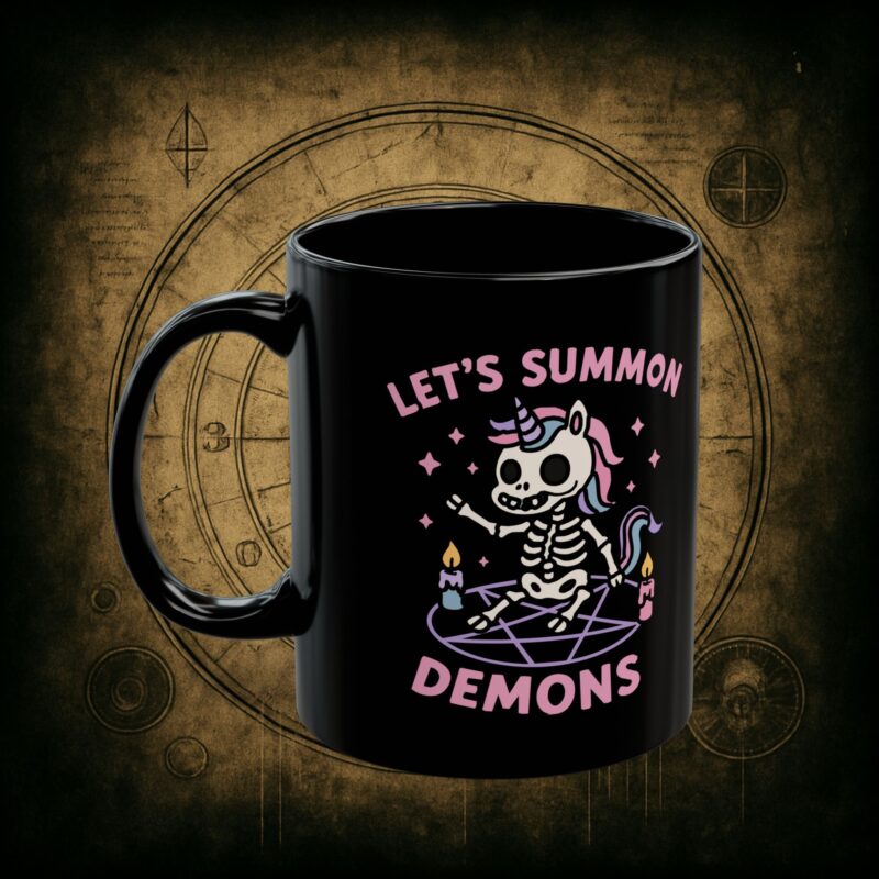Let’s Summon Demons Ceramic Mug - Image 3