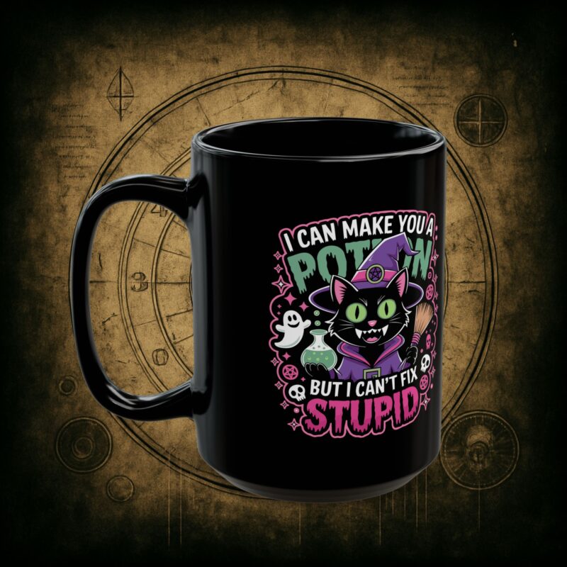 Can’t Fix Stupid Ceramic Mug - Image 8