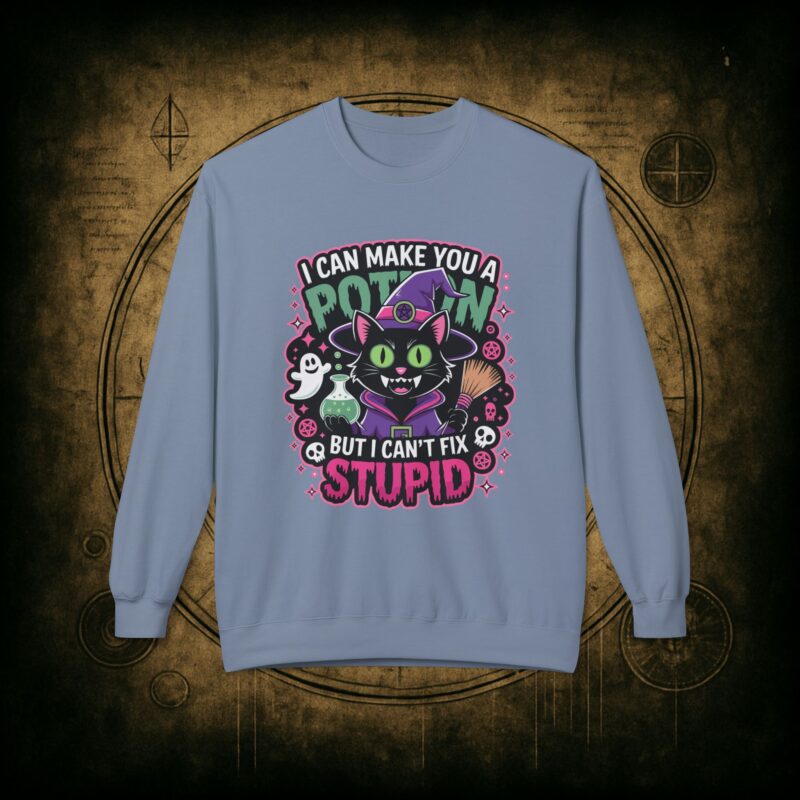 Can’t Fix Stupid Unisex Sweatshirt - Image 25