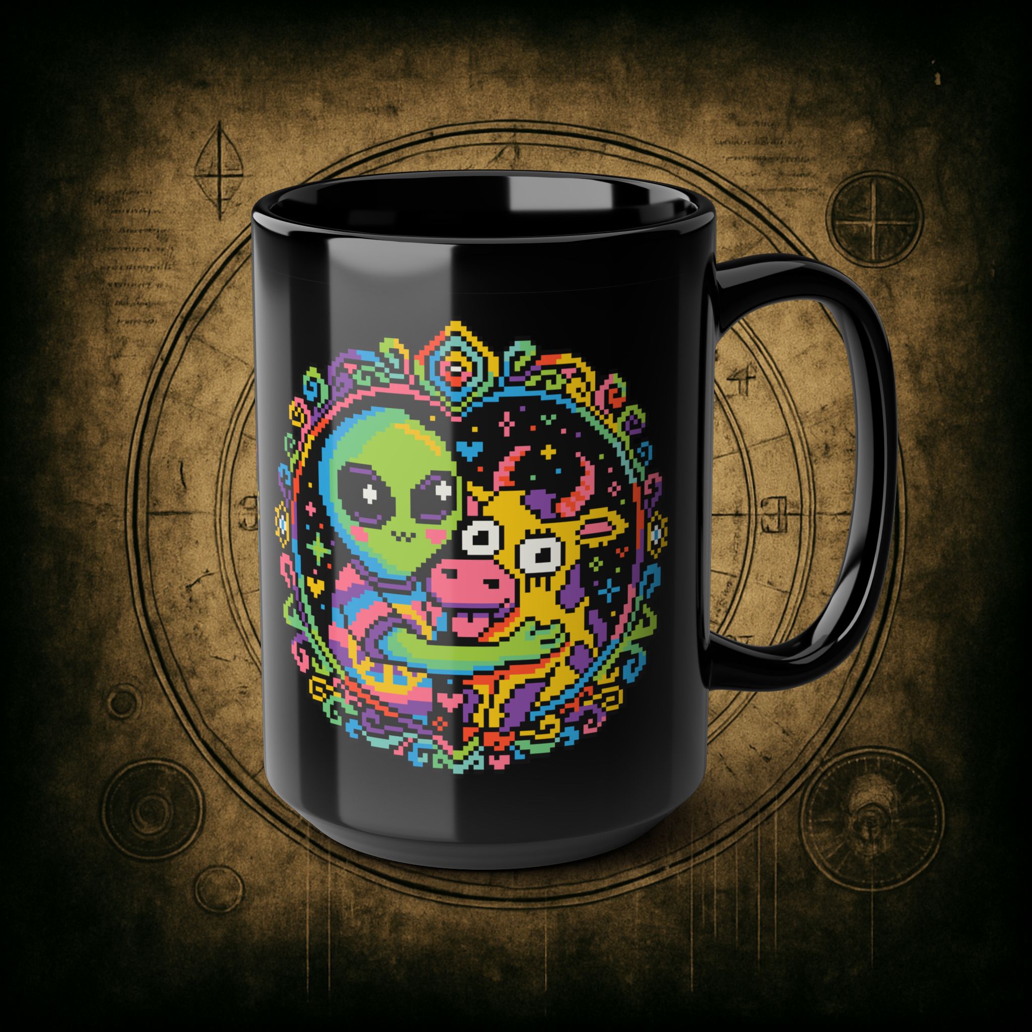 Space Cow Ceramic Mug - Image 10
