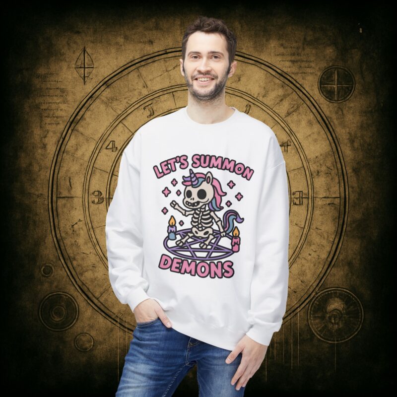 Let’s Summon Demons Unisex Sweatshirt - Image 9
