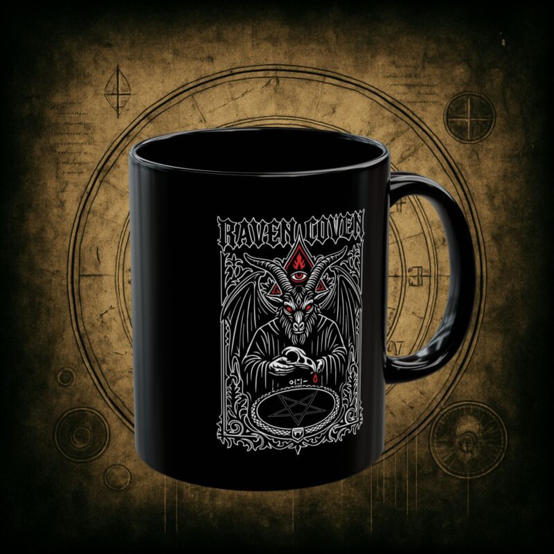 Raven Coven Initiation Ceramic Mug - Image 3
