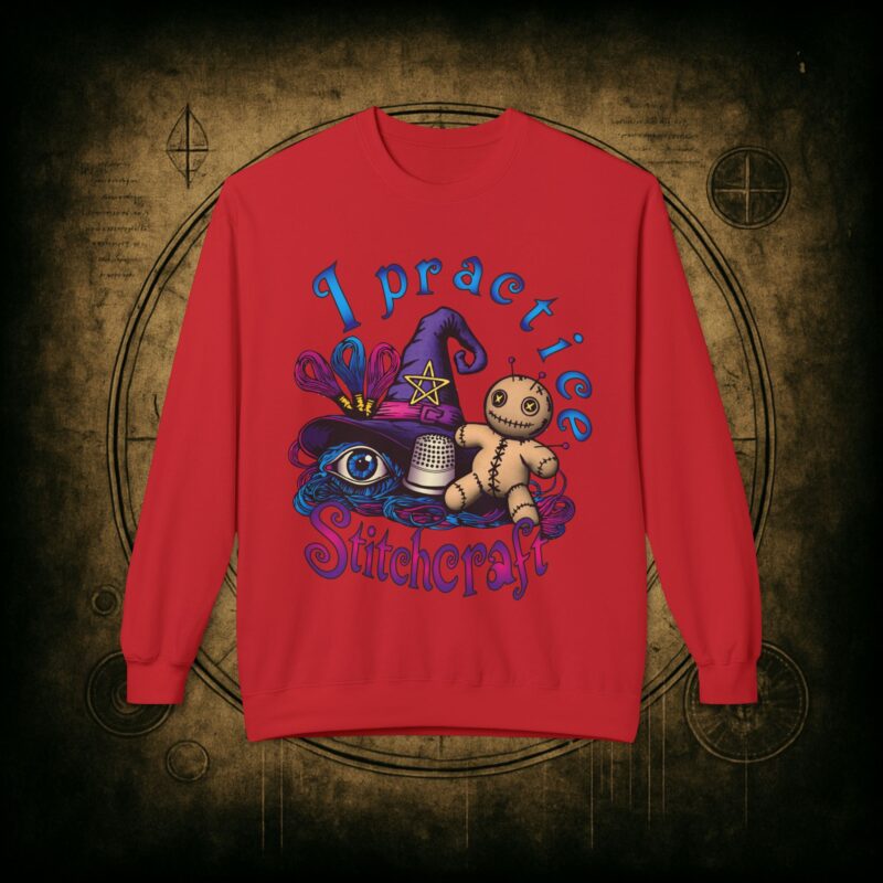 I Practice Stitchcraft Unisex Sweatshirt - Image 4