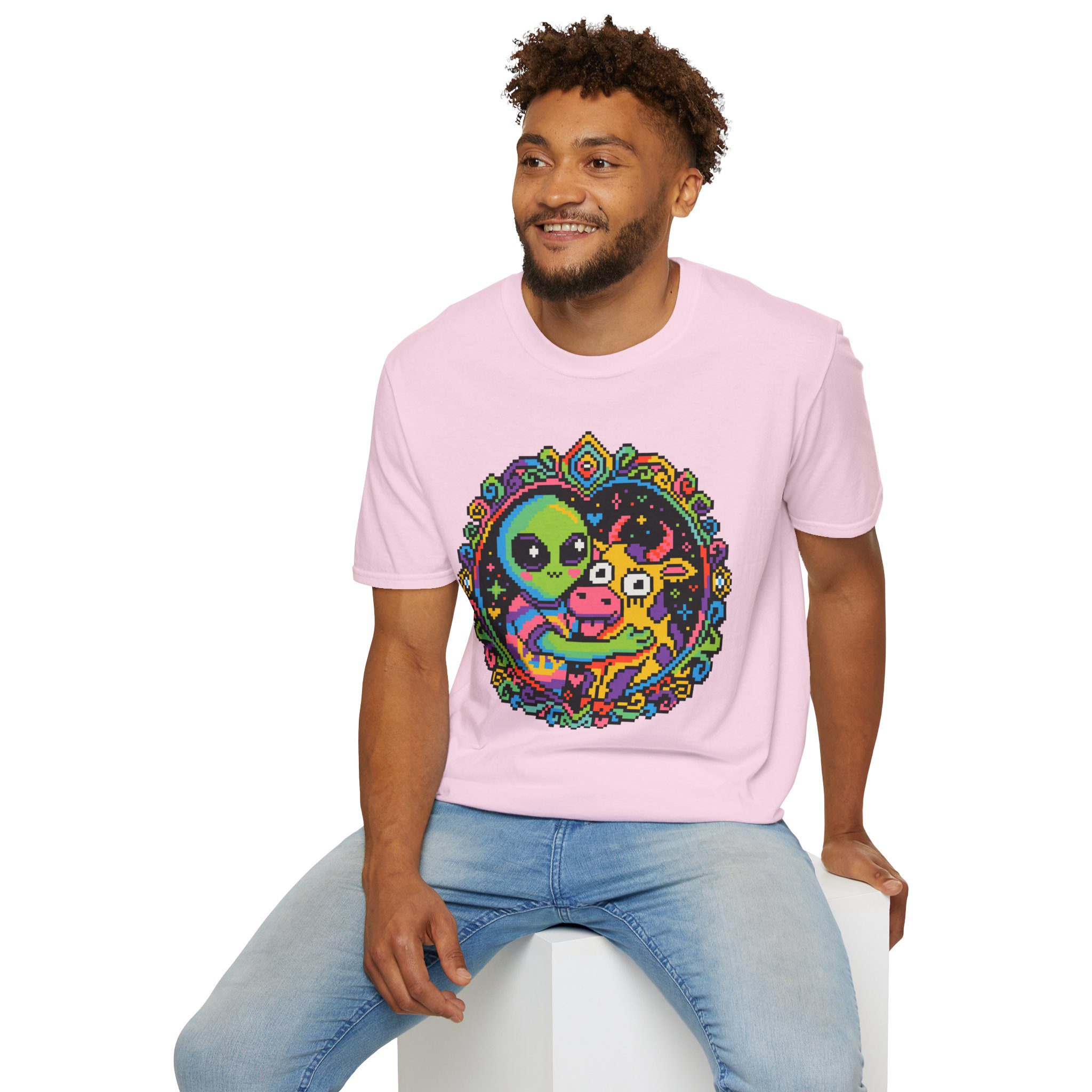 Space Cow Unisex T-Shirt - Image 82