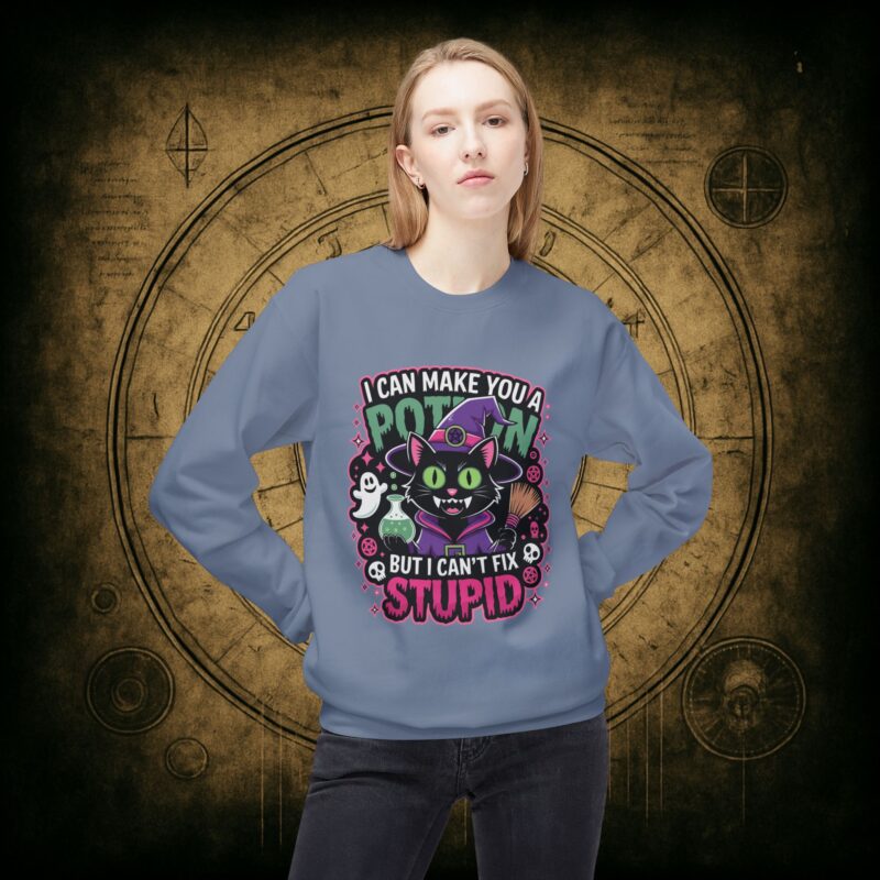 Can’t Fix Stupid Unisex Sweatshirt - Image 26