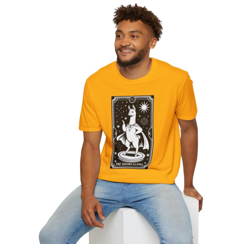 The Drama Llama Tarot Unisex T-Shirt - Image 26