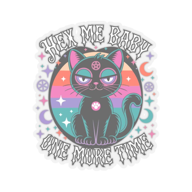 Hex Me Baby One More Time Kiss-Cut Sticker - Image 19