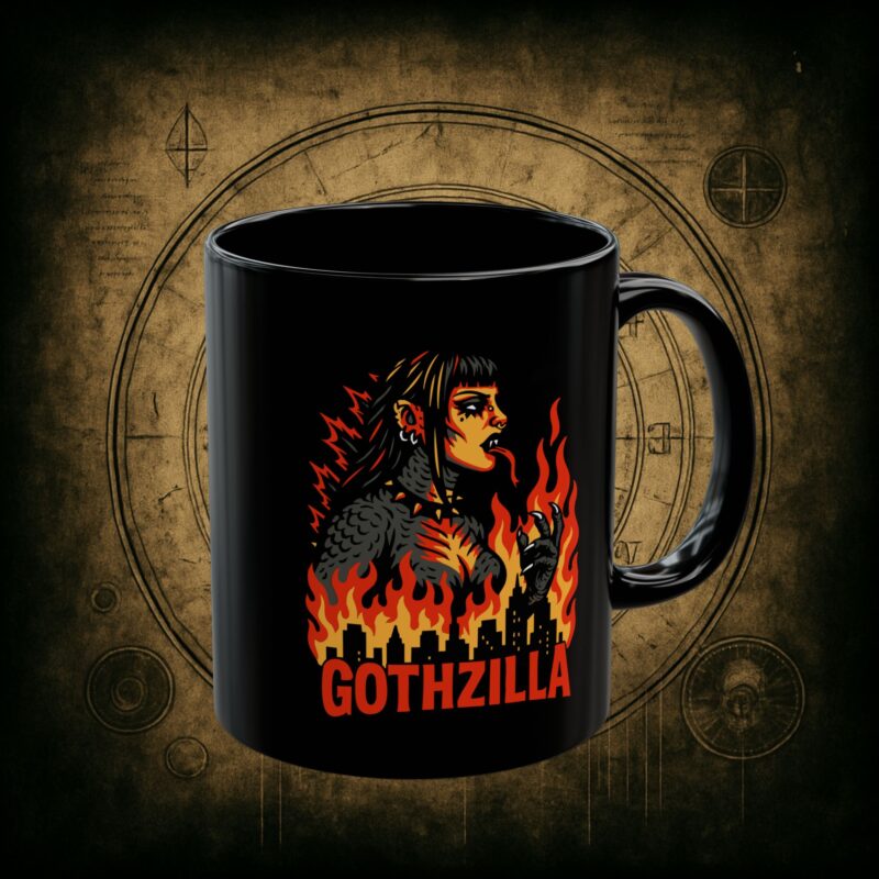 Gothzilla Ceramic Mug