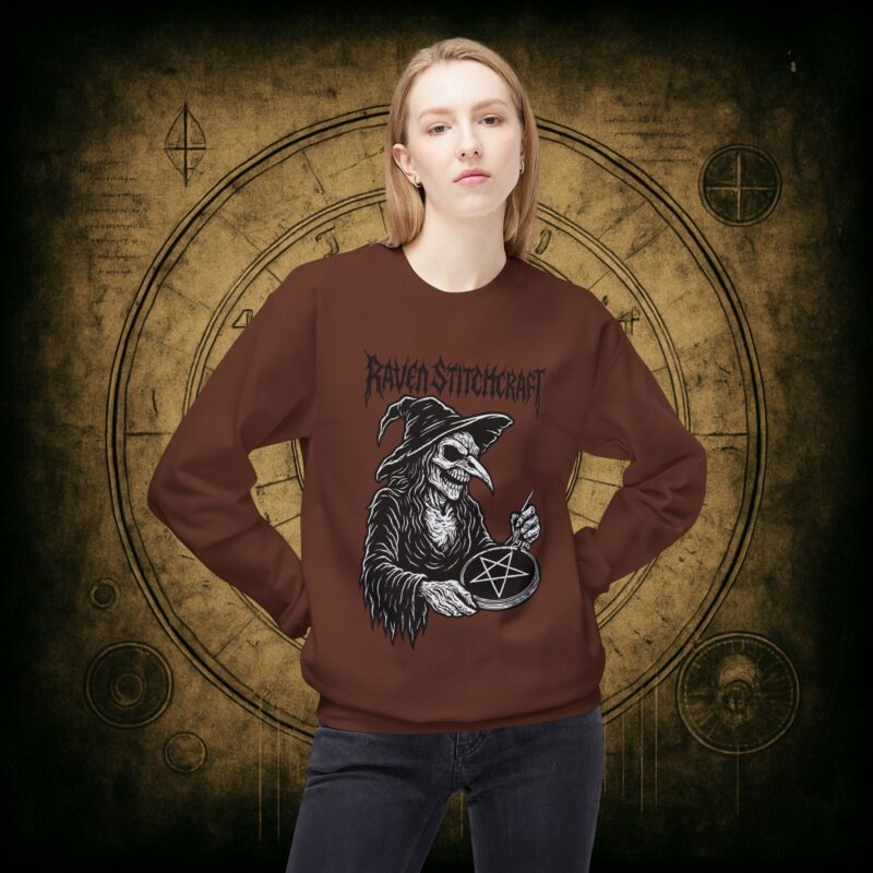 Raven Stitcher Unisex Sweatshirt - Image 11