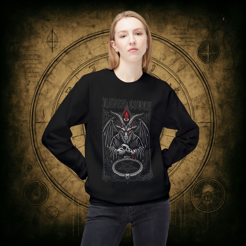 Raven Coven Initiation Unisex Sweatshirt - Image 11