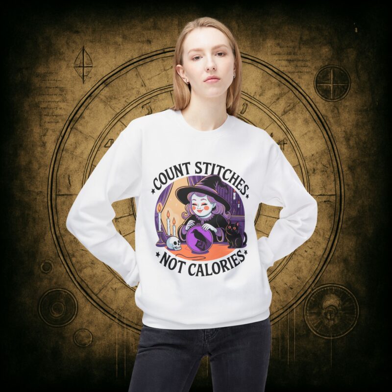 Count Stitches Unisex Sweatshirt - Image 8