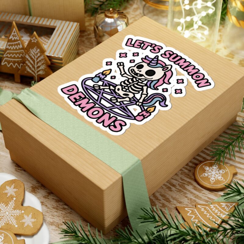 Let’s Summon Demons Kiss-Cut Sticker - Image 24