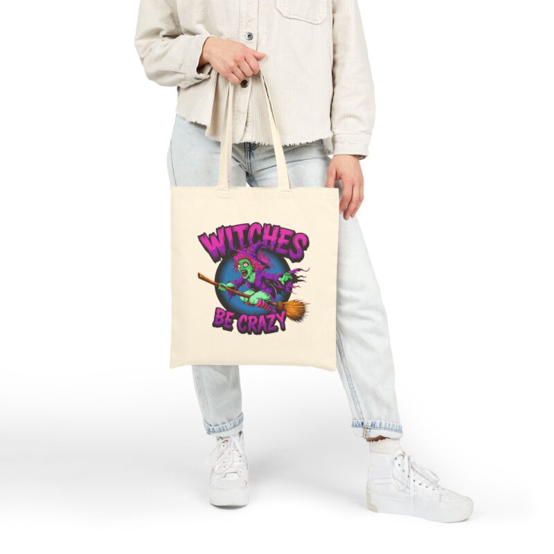 Witches Be Crazy Tote Bag - Image 10