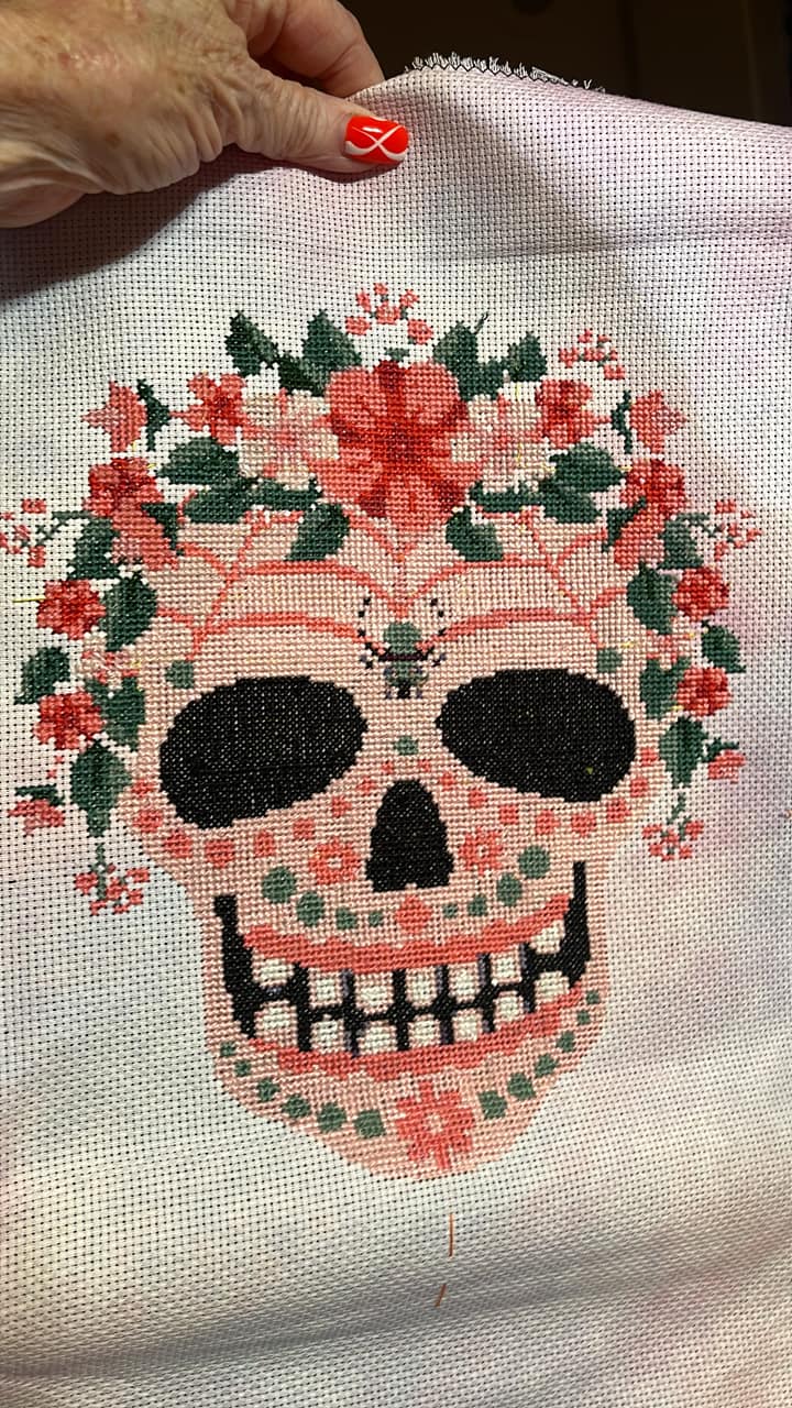 Sugar Skull Cross Stitch Pattern 