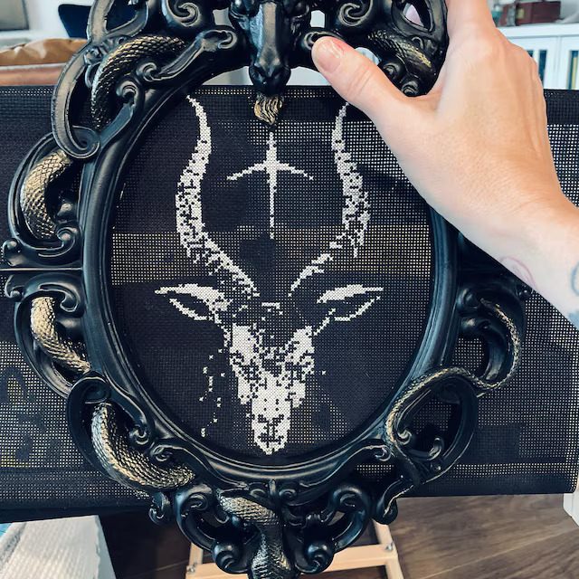 Baphomet Cross Stitch Pattern