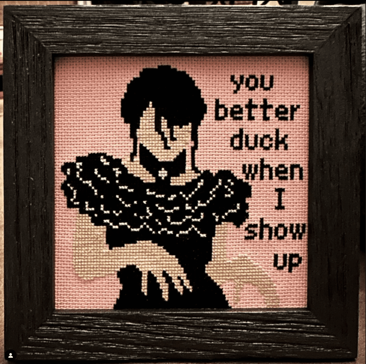 Wednesday Better Duck Cross Stitch Pattern