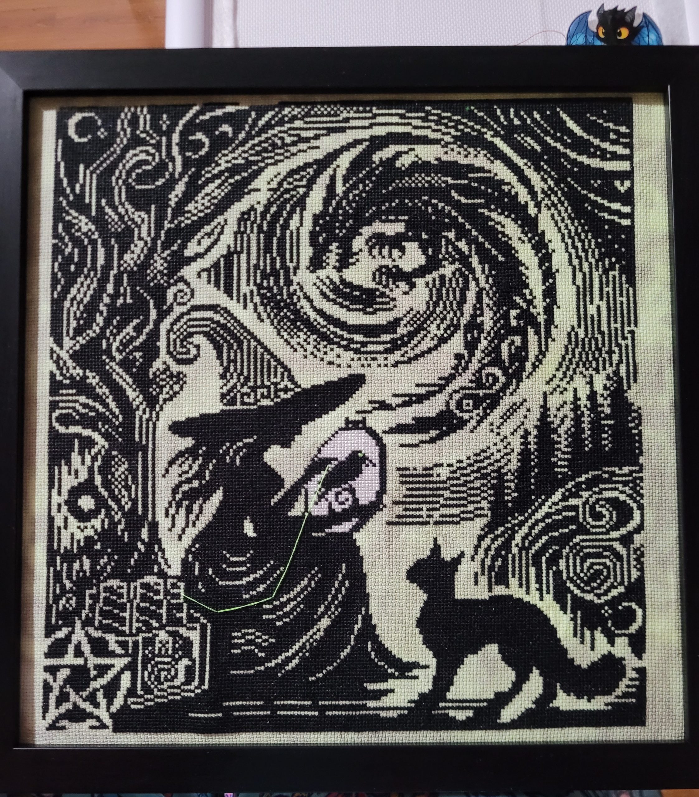 Woodcut Stitch Witch