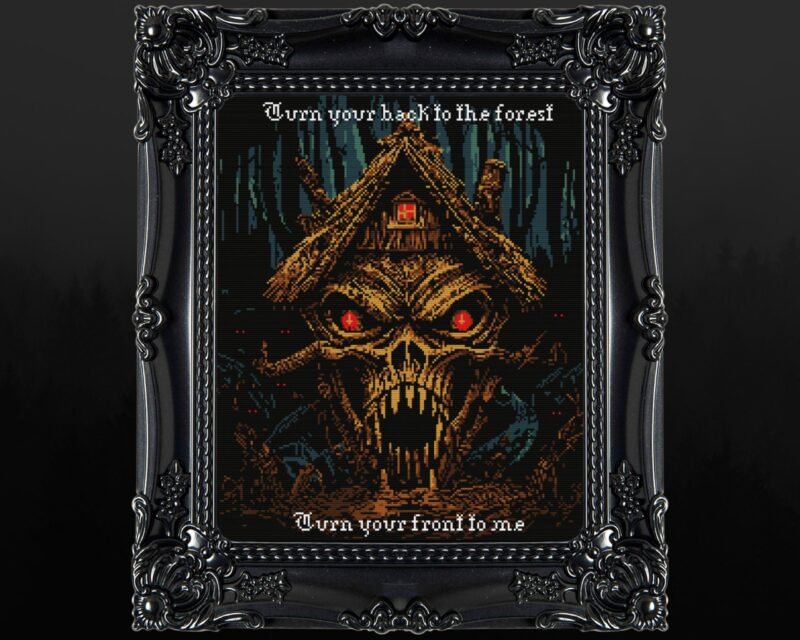 Baba Yaga's Hut Cross Stitch Pattern - Image 3