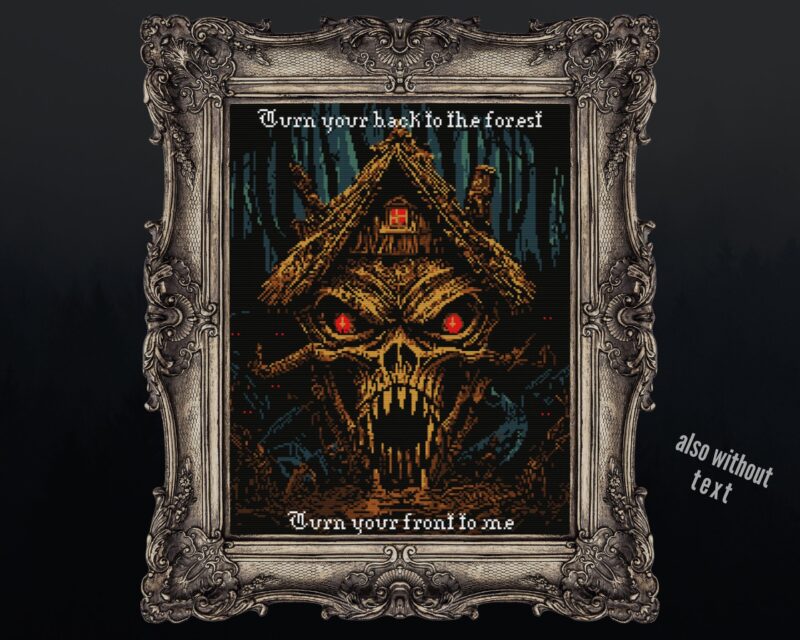 Baba Yaga's Hut Cross Stitch Pattern - Image 4