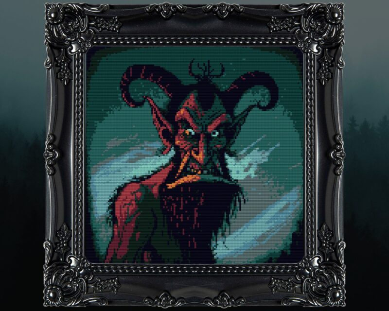 Ogre Cross Stitch Pattern