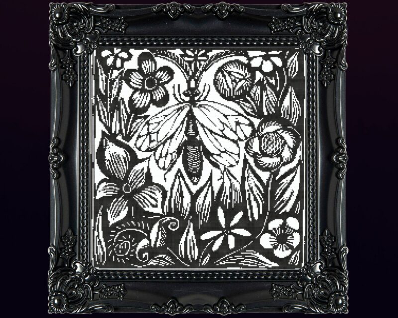 The Fly Cross Stitch Pattern