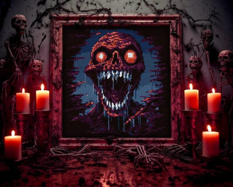 Ghoul Cross Stitch Pattern