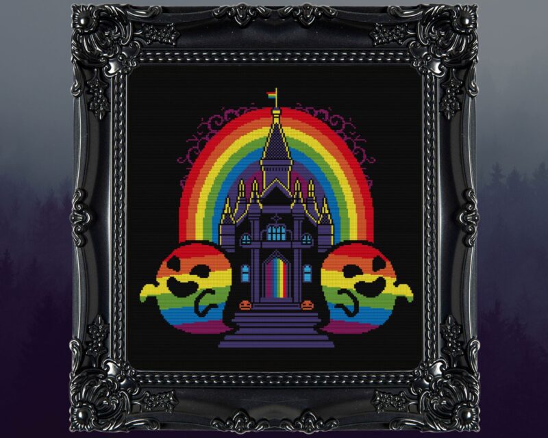 Pride Castle Cross Stitch Pattern - Image 2