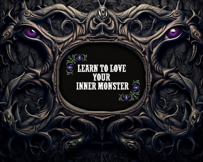 Inner Monster  Cross Stitch Pattern