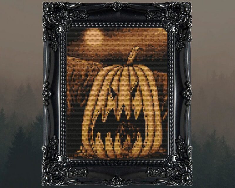 Halloween Cross Stitch Pattern Bundle -14 Designs Set - Image 10