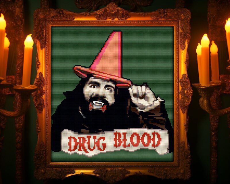 Wizard Nandor Cross Stitch Patternhart - Image 2