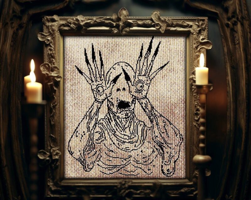 Pan's Pale Monster Cross Stitch Pattern