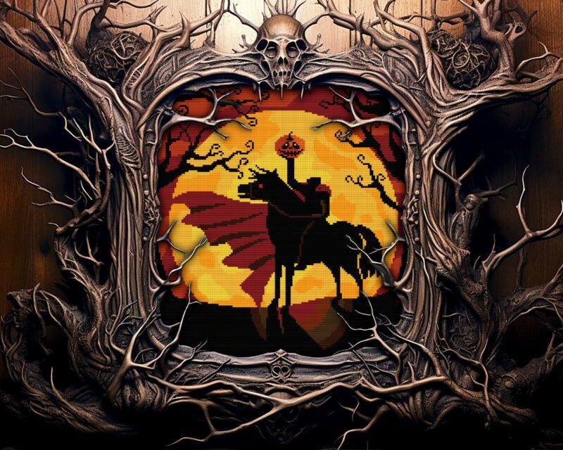 Sleepy Hollow Cross Stitch Pattern - Image 3