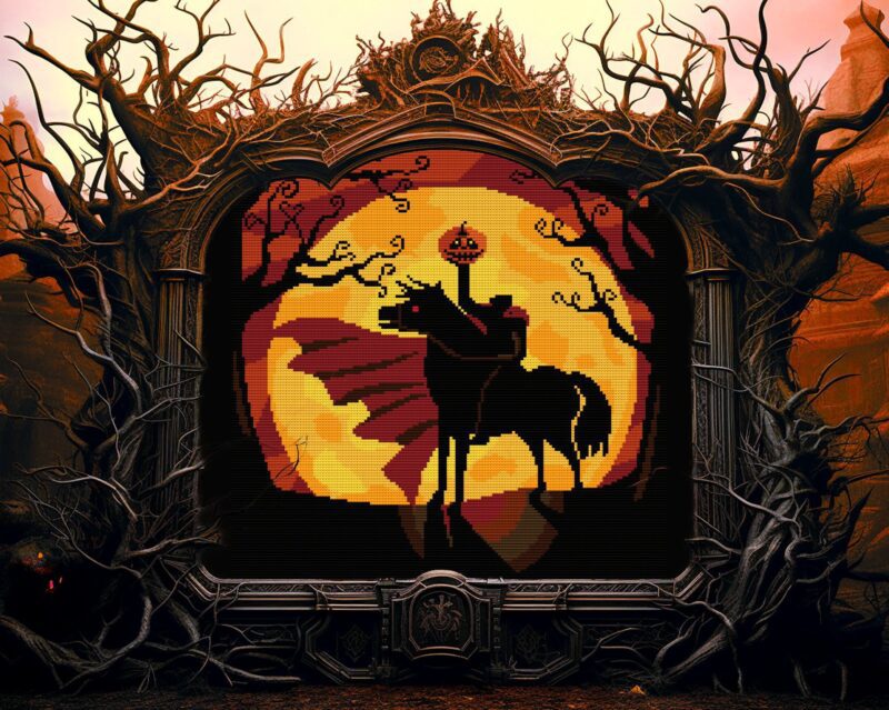 Sleepy Hollow Cross Stitch Pattern - Image 2