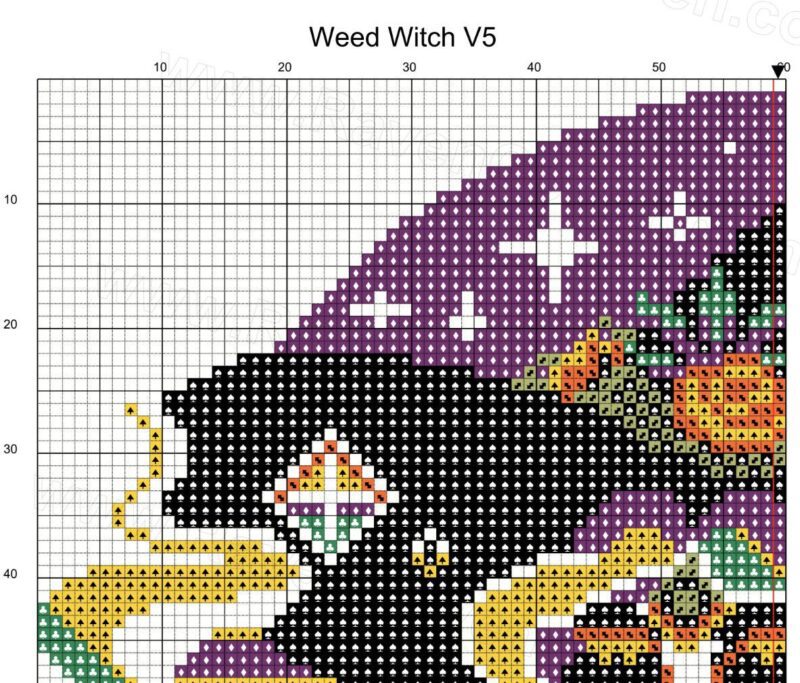 Weed Witch Cross Stitch Pattern - Image 7