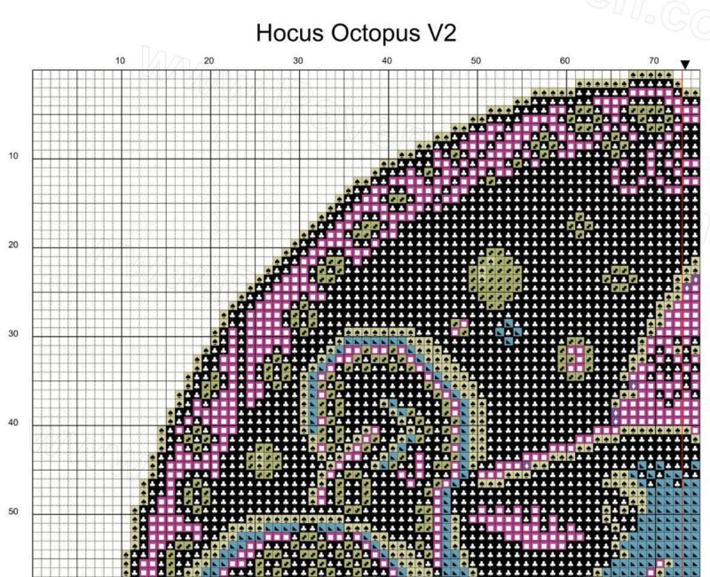 Hocus Octopus Cross Stitch Pattern - Image 10