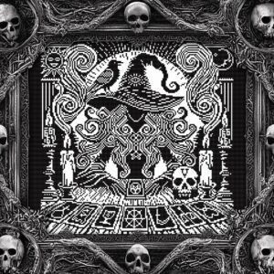 Woodcut Tarot Witch Cross Stitch Pattern – Raven Coven
