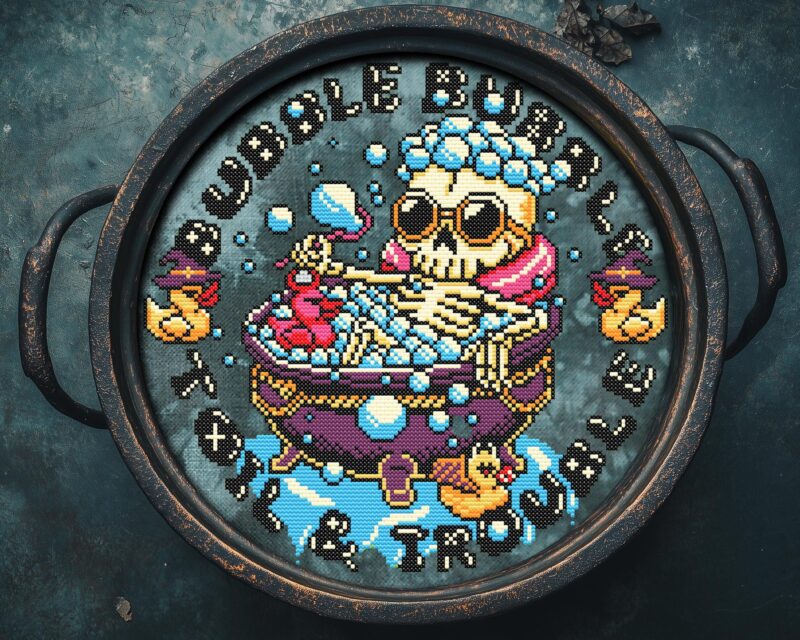 Bubble Trouble Cross Stitch Pattern - Image 8