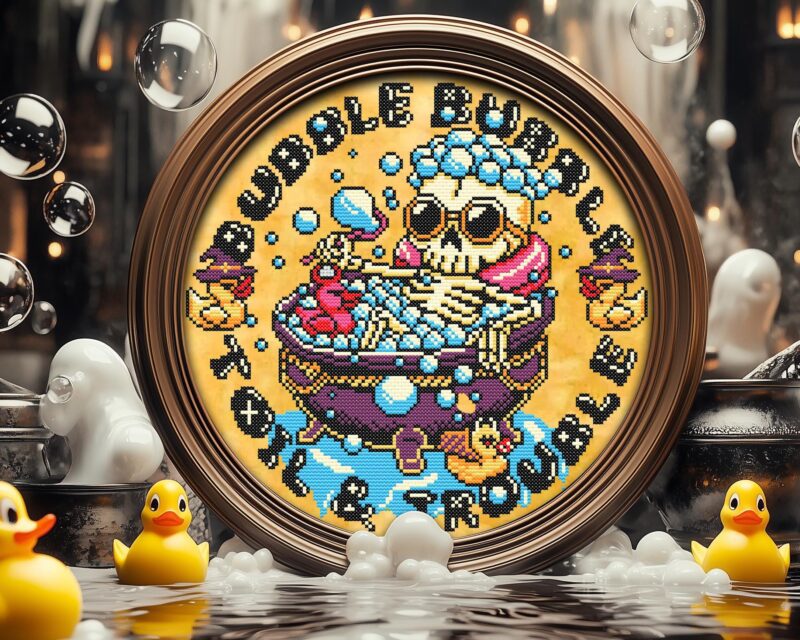 Bubble Trouble Cross Stitch Pattern - Image 6