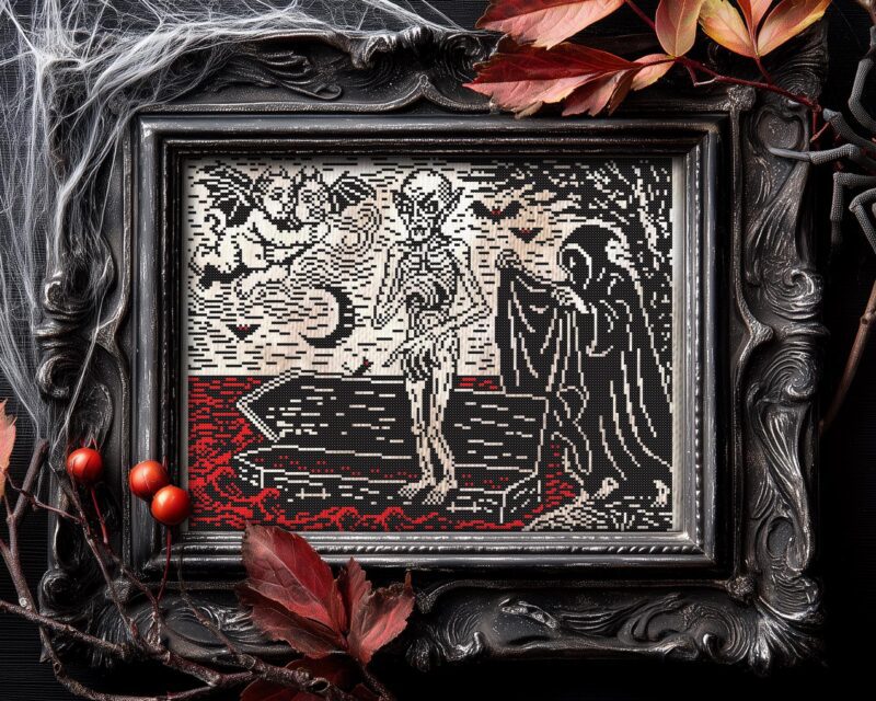 Birth Of Nosferatu Cross Stitch Pattern - Image 7